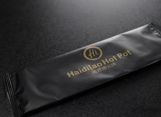 Custom-printed wrapper for a hotpot restaurant chain
