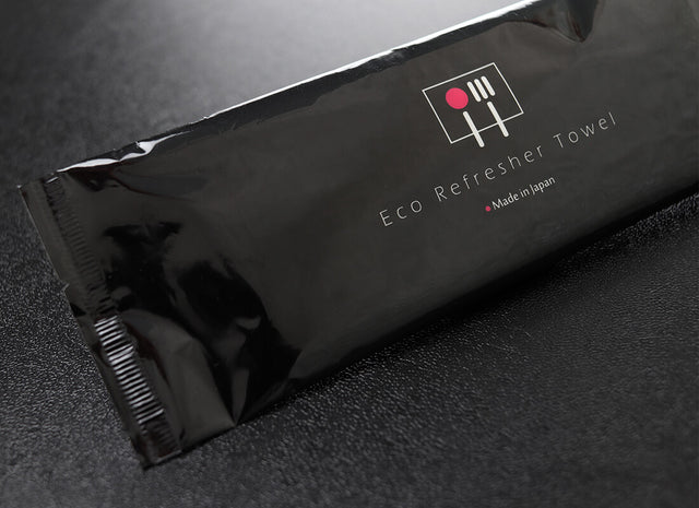 Custom-printed refresher towel wrapper