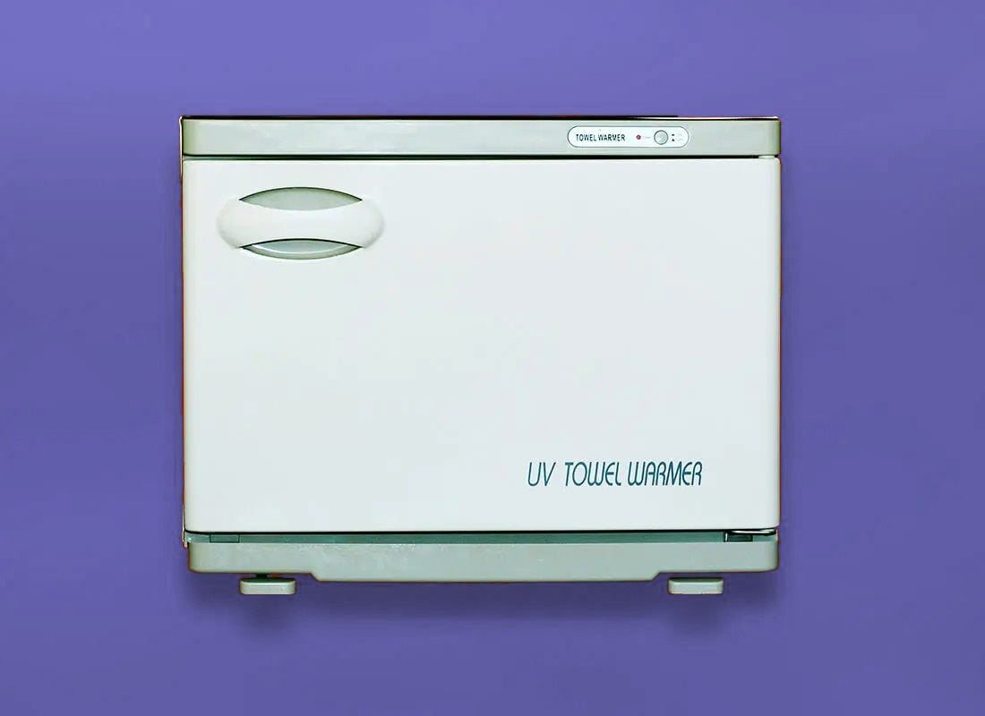 Xceed Towels towel warmer with door closed
